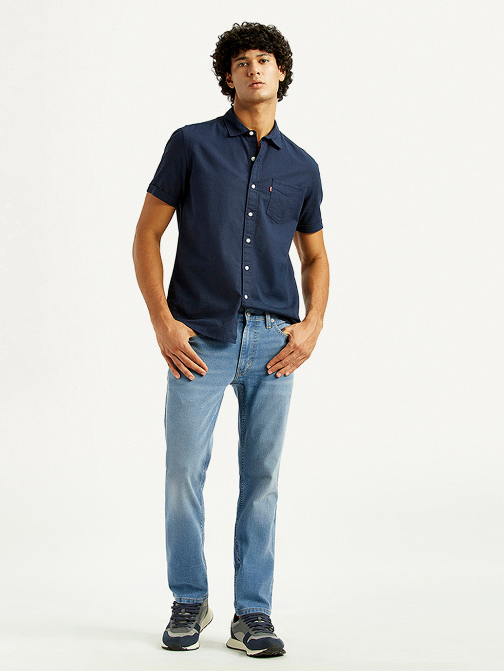 Men's 511 Med Indigo Slim Fit Mid Rise Jeans