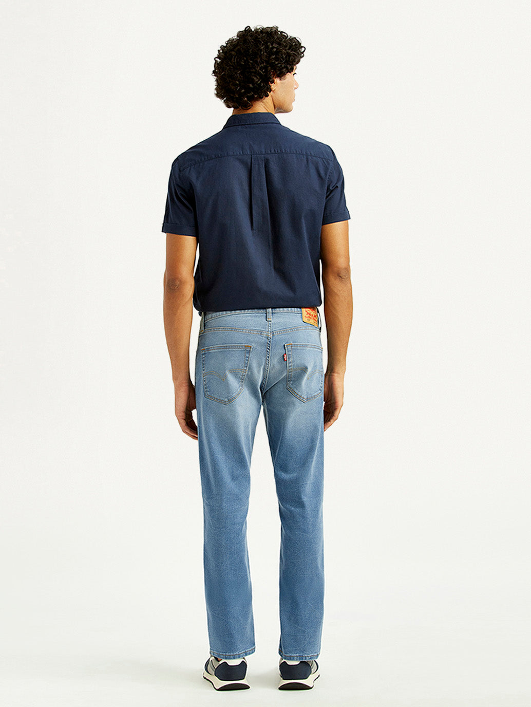 Men's 511 Med Indigo Slim Fit Mid Rise Jeans - Back View
