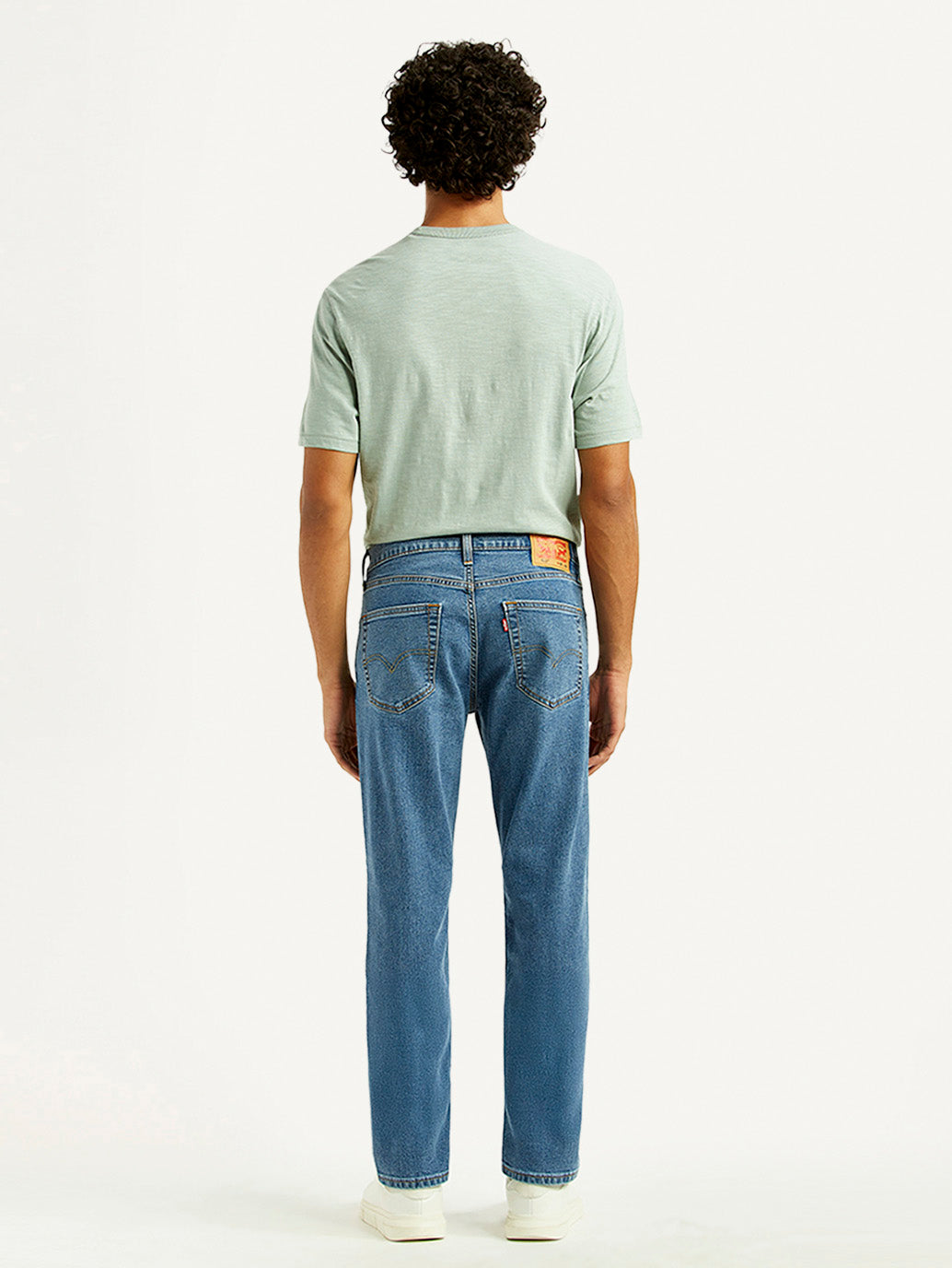 Men's 511 Med Indigo Slim Fit Mid Rise Jeans - Back View