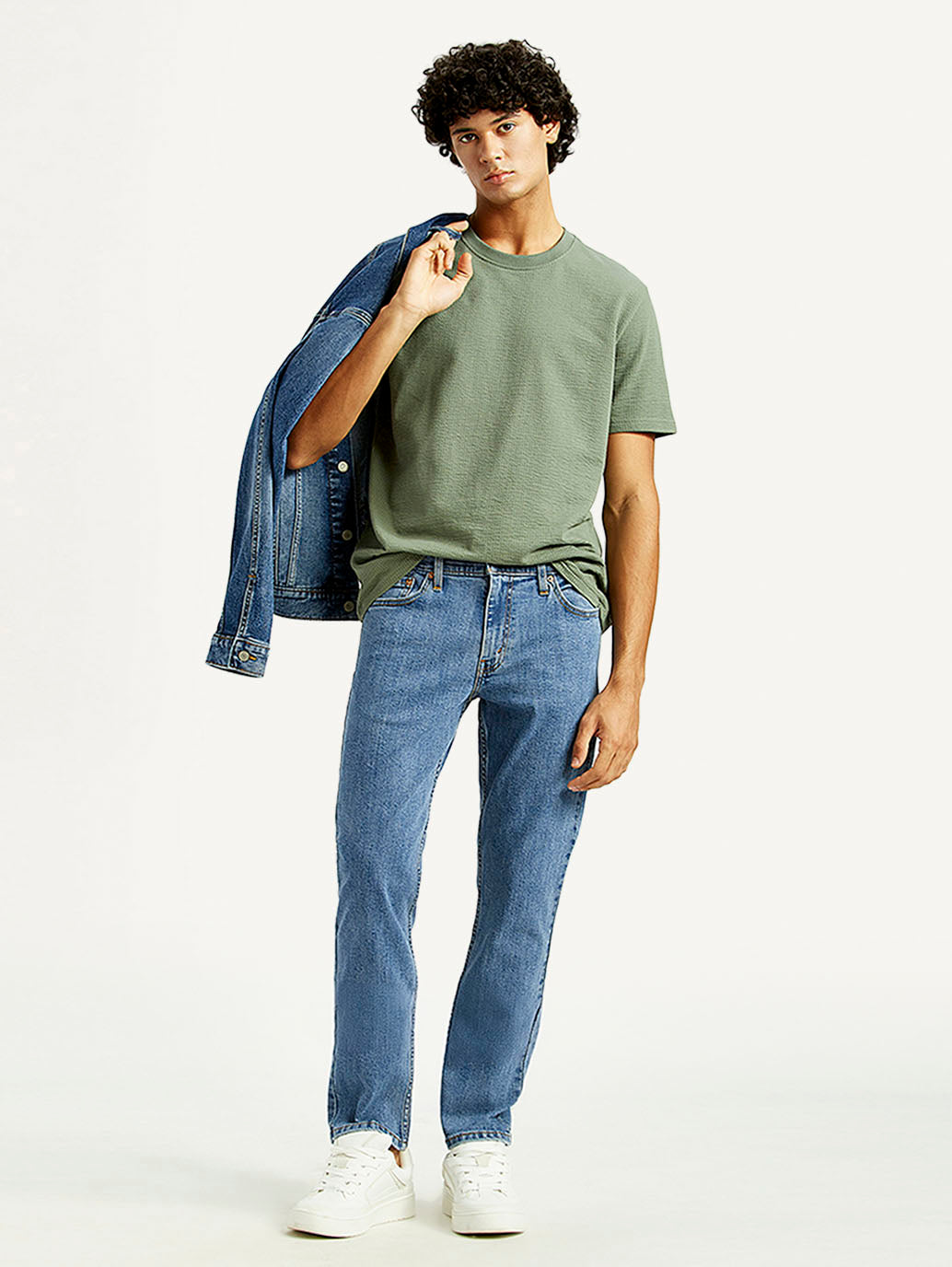 Men's 511 Med Indigo Slim Fit Mid Rise Jeans