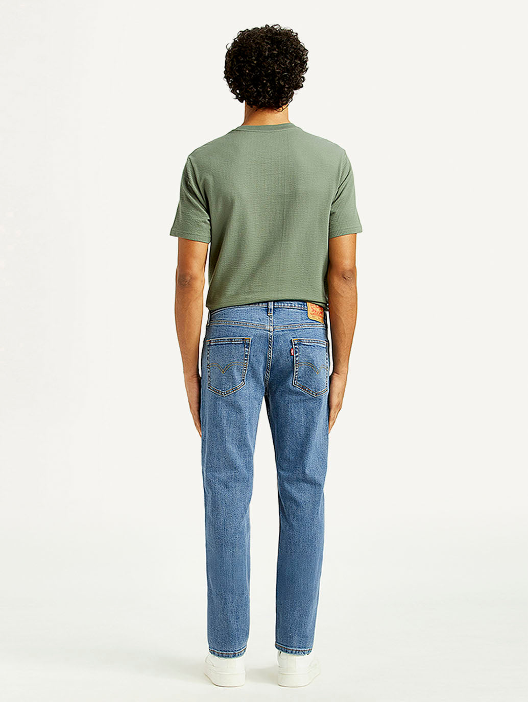 Men's 511 Med Indigo Slim Fit Mid Rise Jeans - Back View