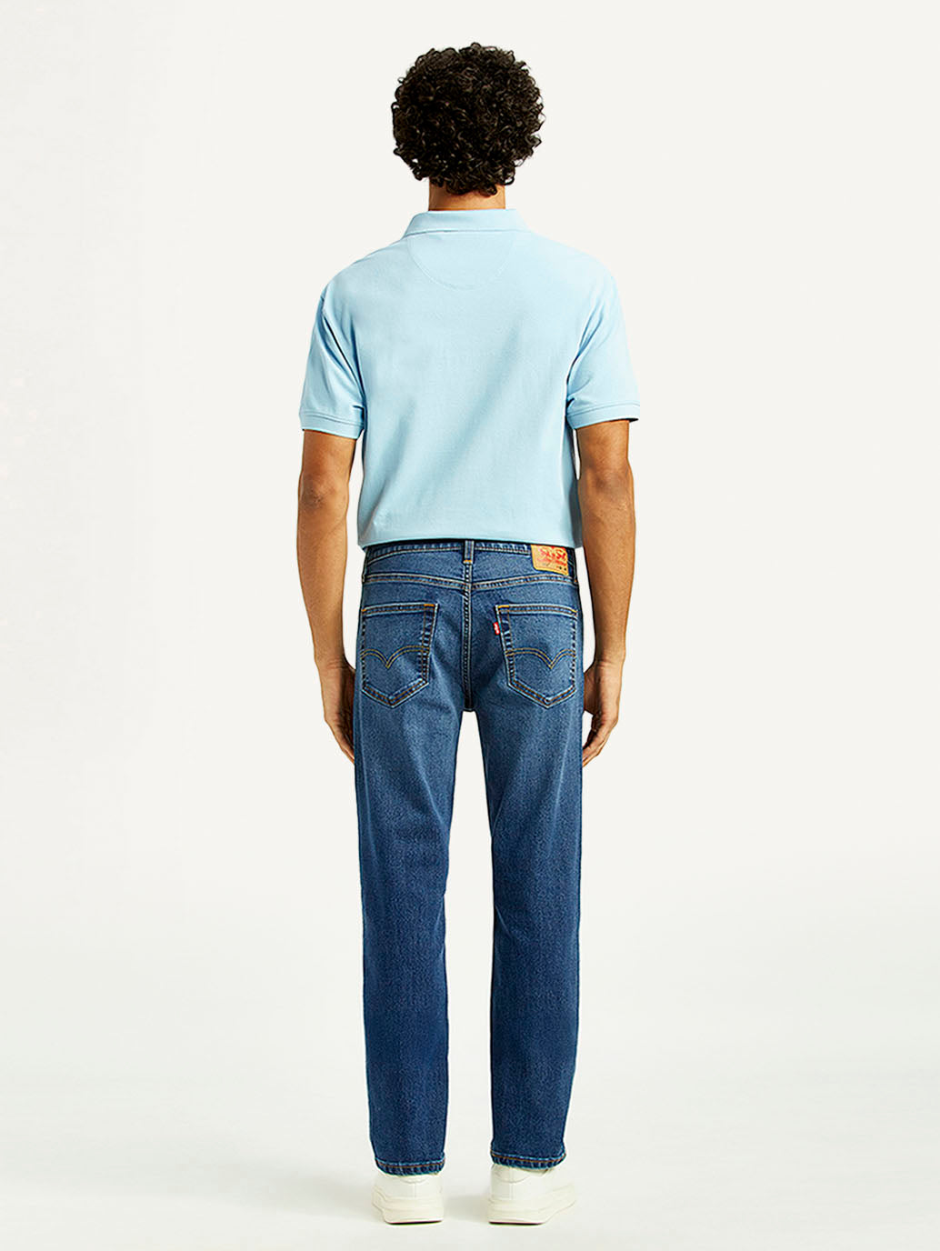 Men's 511 Med Indigo Slim Fit Mid Rise Jeans - Back View