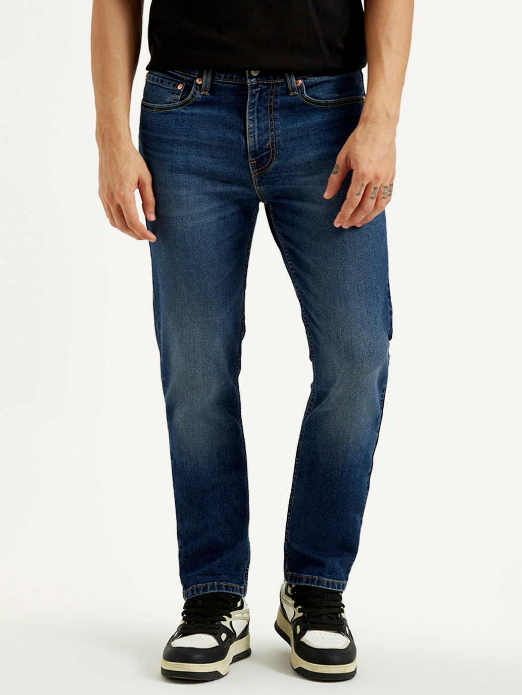Men's 511 Dark Indigo Slim Fit Mid Rise Jeans - Front View