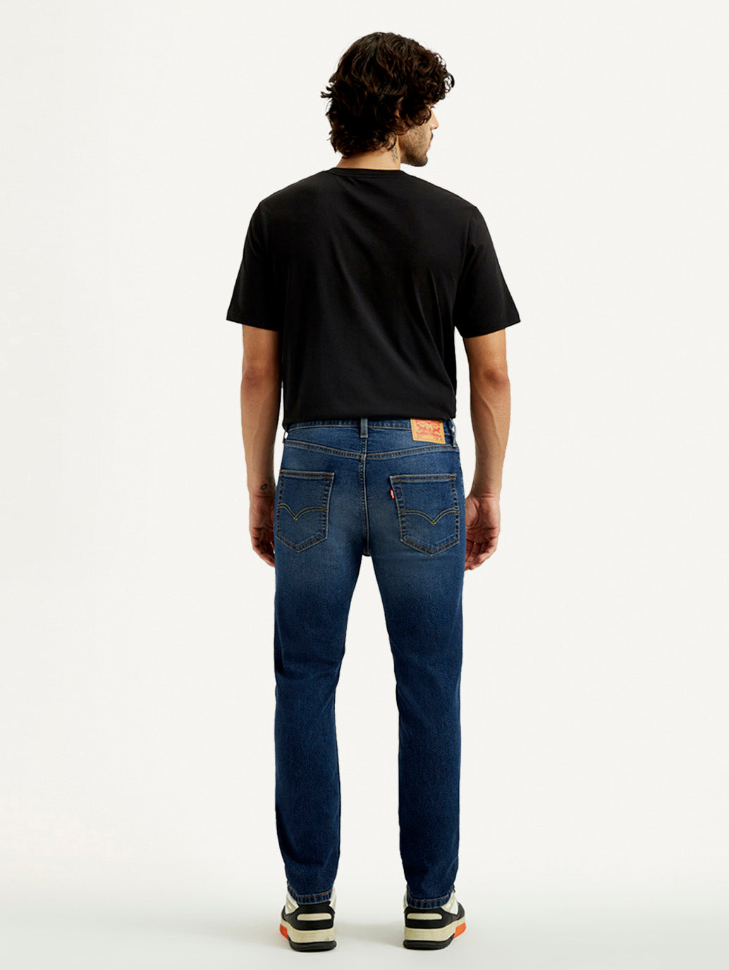 Men's 511 Dark Indigo Slim Fit Mid Rise Jeans - Back View