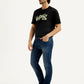 Men's 511 Dark Indigo Slim Fit Mid Rise Jeans - Side View