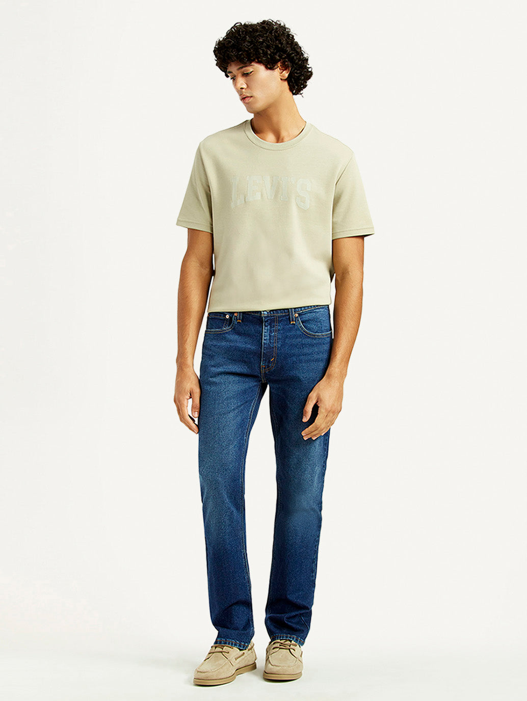 Men's 511 Dark Indigo Slim Fit Mid Rise Jeans - Front View