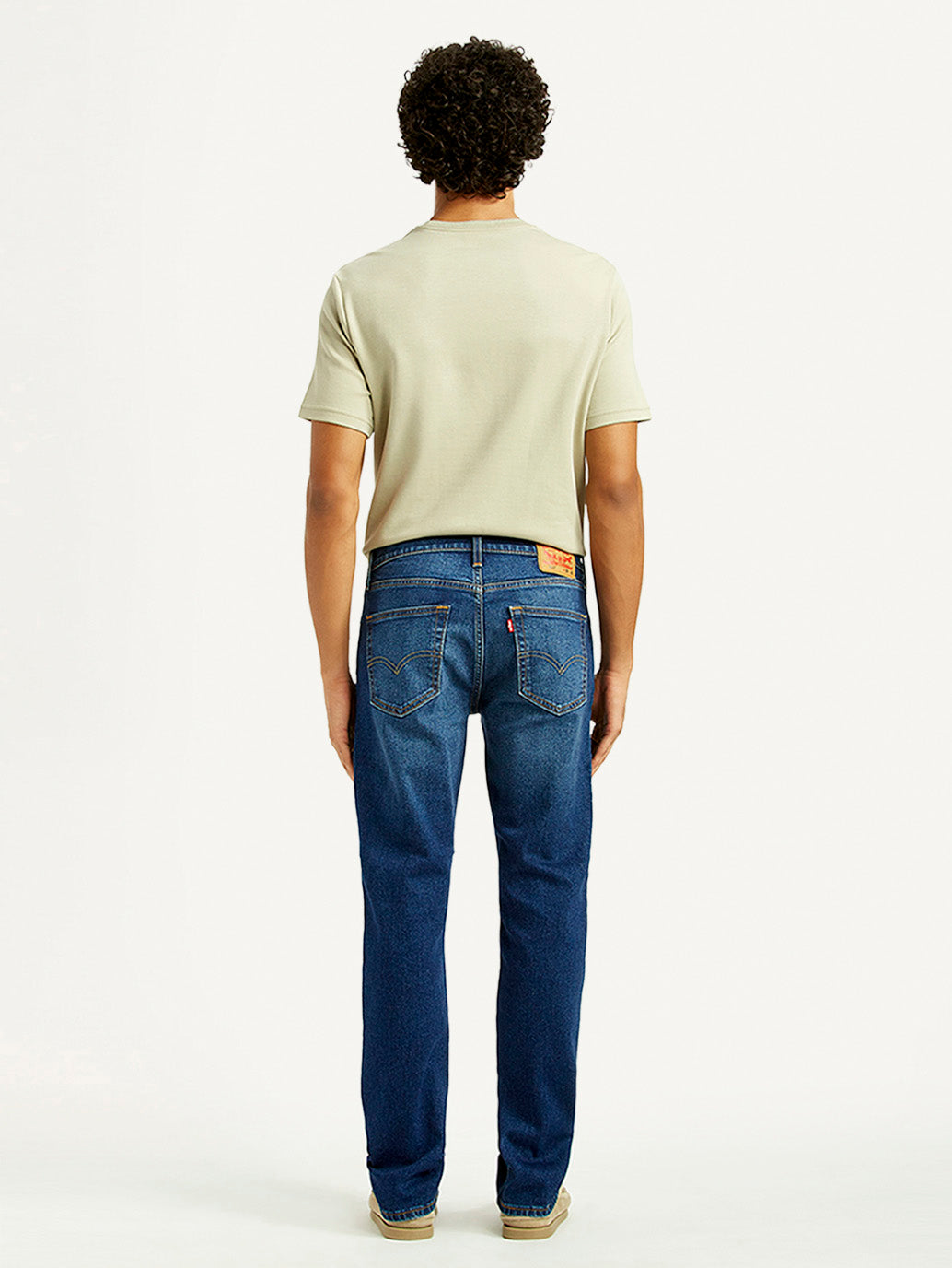 Men's 511 Dark Indigo Slim Fit Mid Rise Jeans - Back View