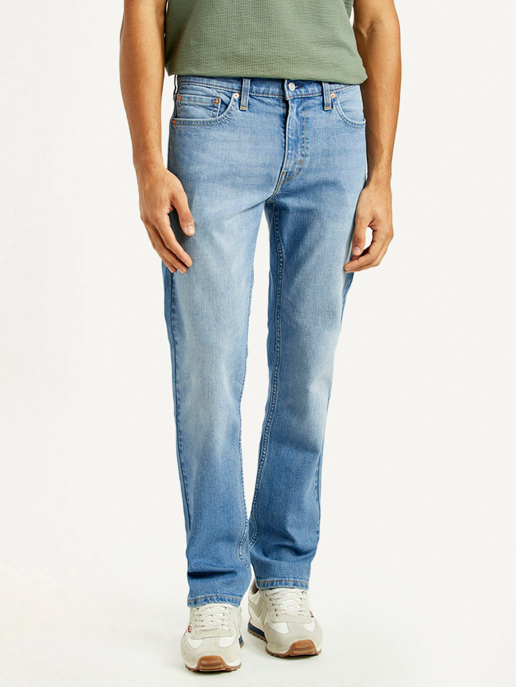 Men's 511 Light Indigo Slim Fit Mid Rise Jeans - Front View