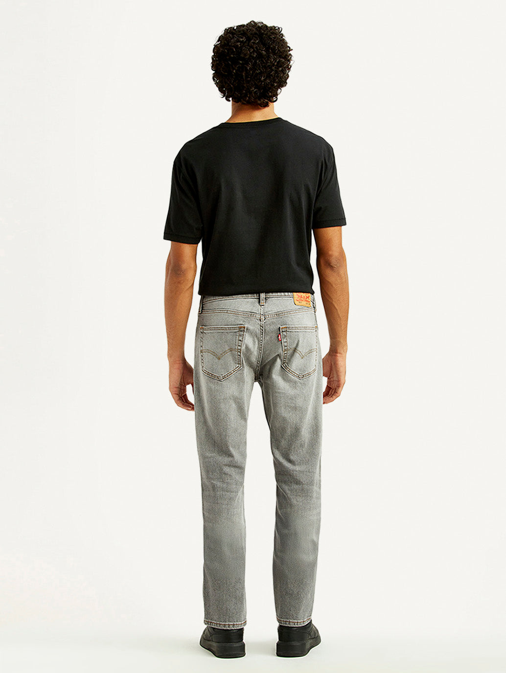 Men's 511 Light Grey Slim Fit Mid Rise Jeans - Back View