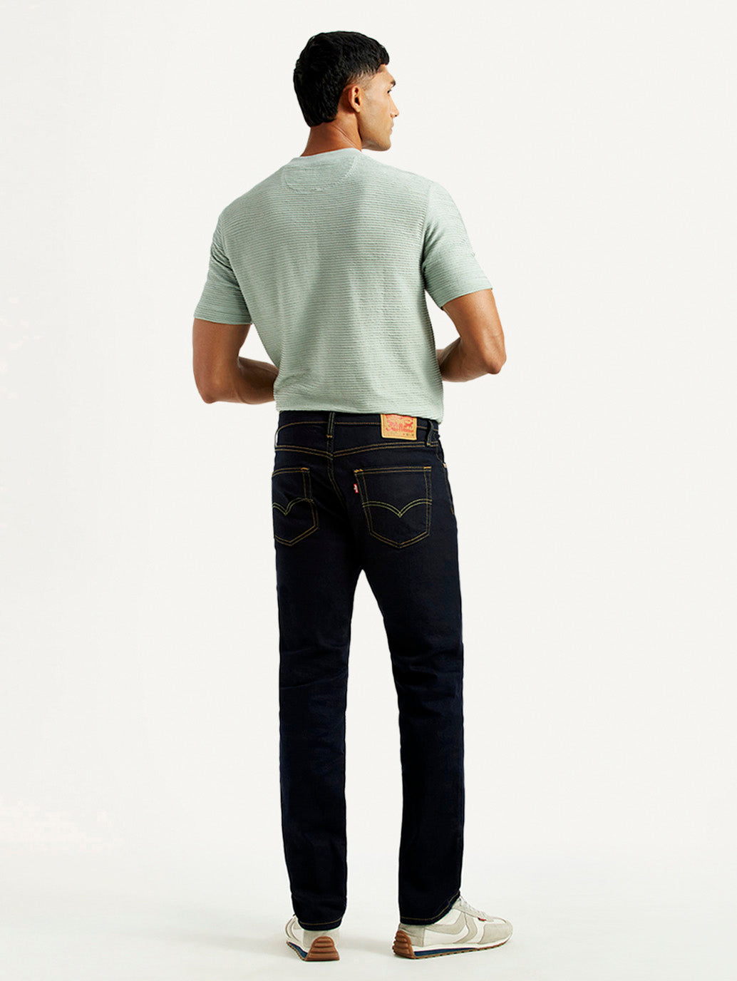 Men's 511 Dark Indigo Slim Fit Mid Rise Jeans - Back View