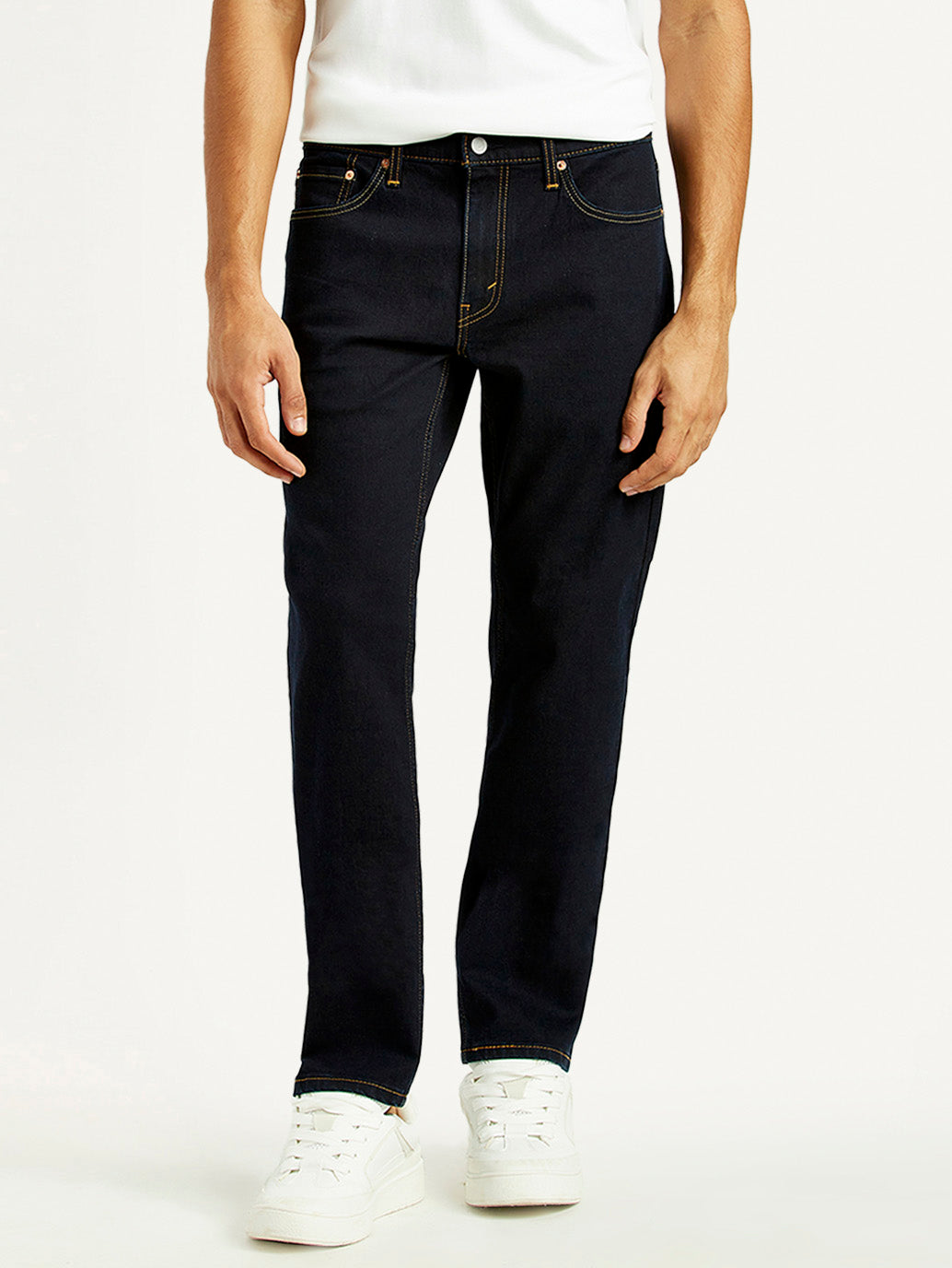 Men's 511 Dark Indigo Slim Fit Mid Rise Jeans - Front View