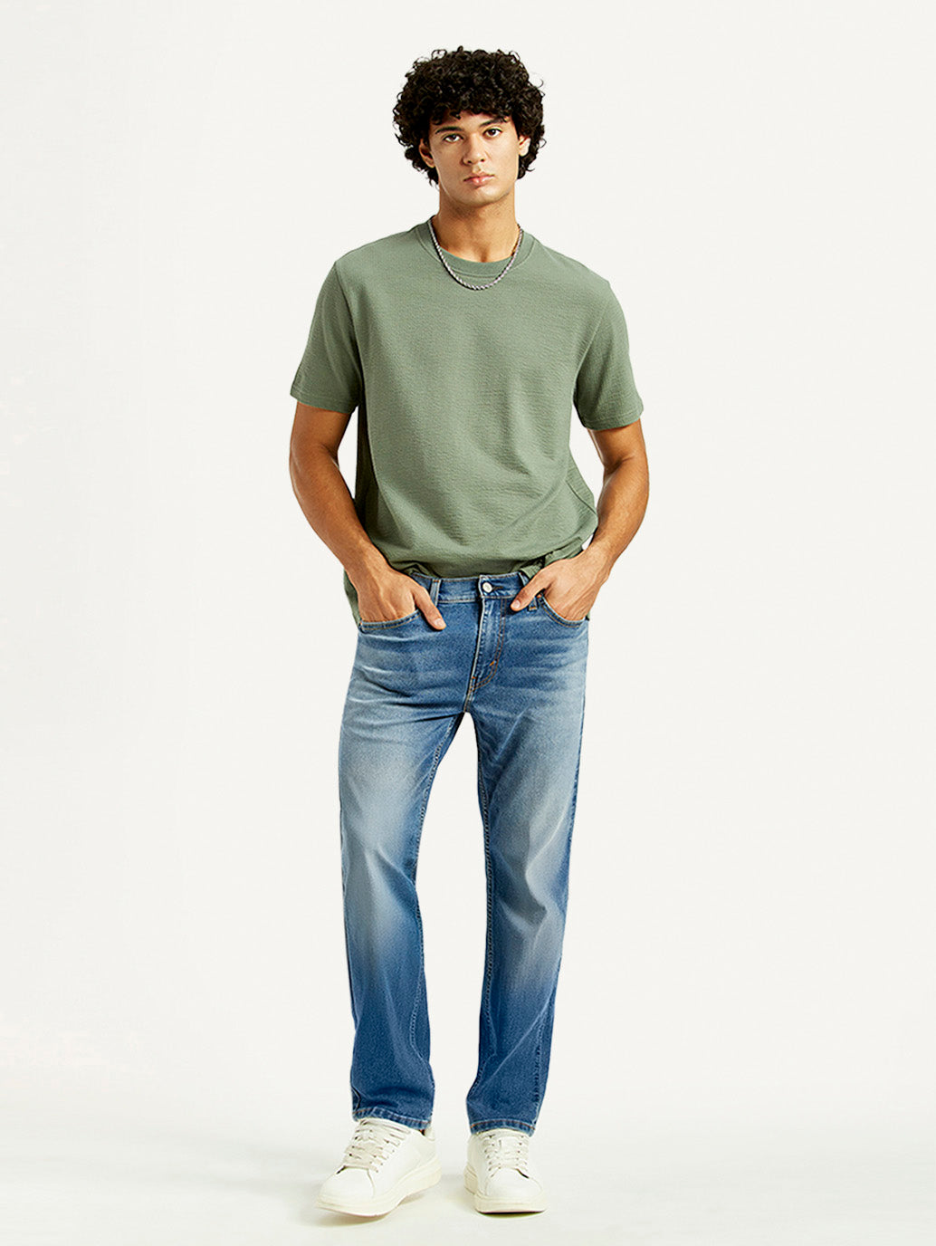 Men's 511 Med Indigo Slim Fit Mid Rise Jeans