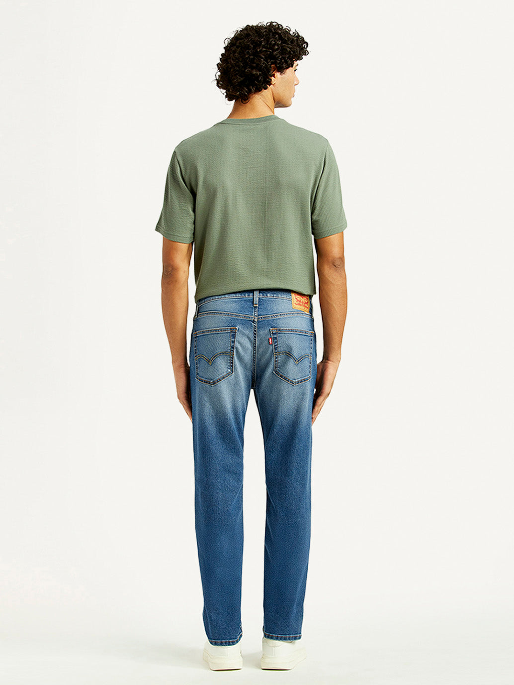 Men's 511 Med Indigo Slim Fit Mid Rise Jeans - Back View