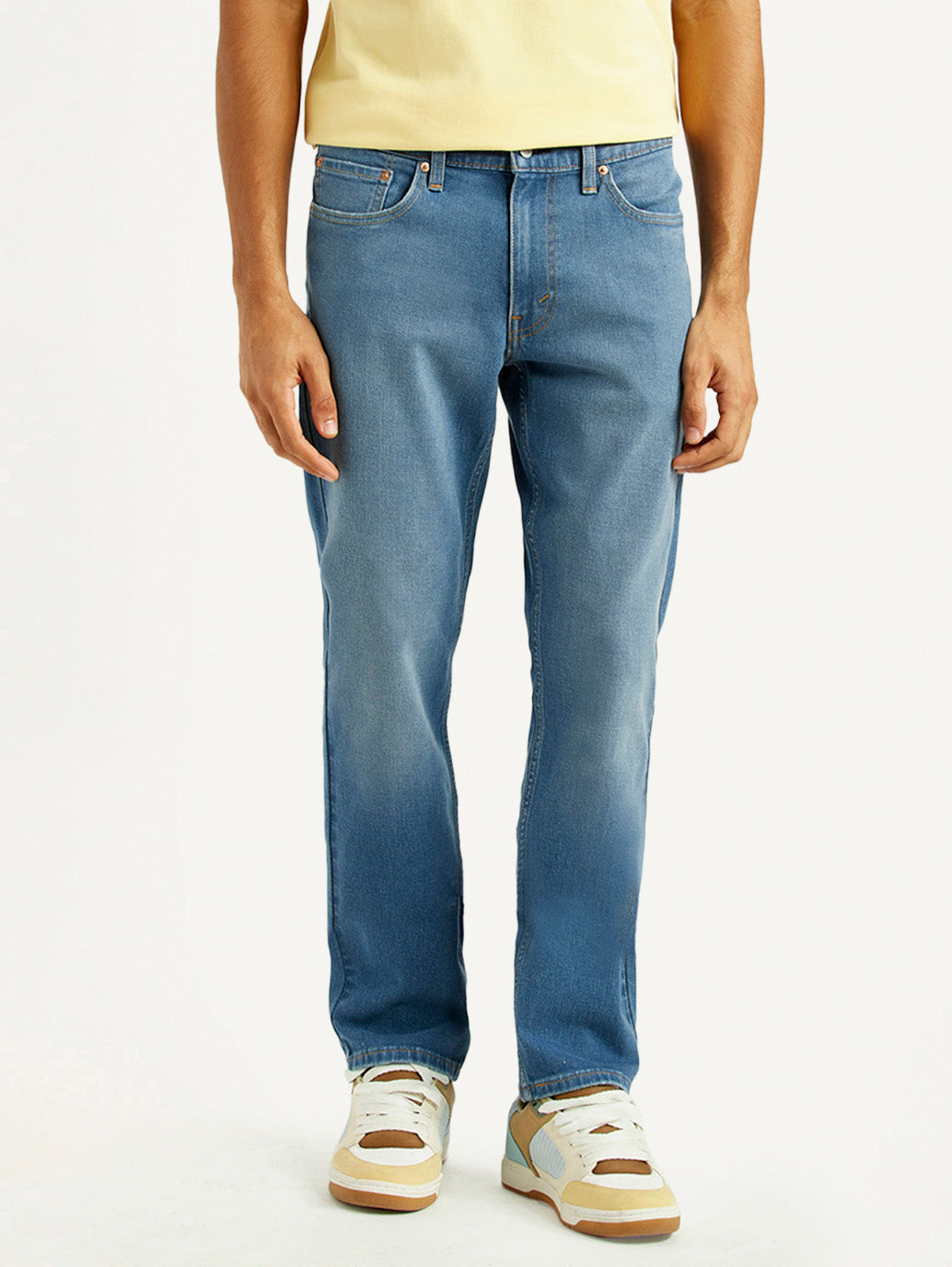 Men's 511 Med Indigo Slim Fit Mid Rise Jeans - Front View
