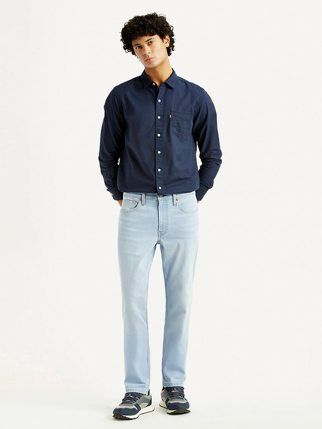 Men's 511 Light Indigo Slim Fit Mid Rise Jeans - Front View