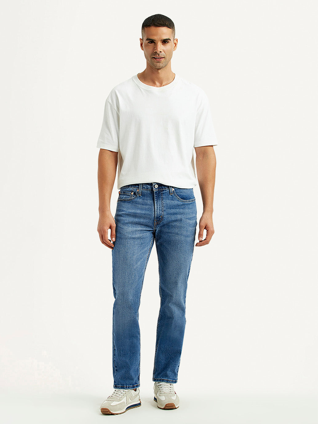 Men's 511 Med Indigo Slim Fit Mid Rise Jeans - Front View