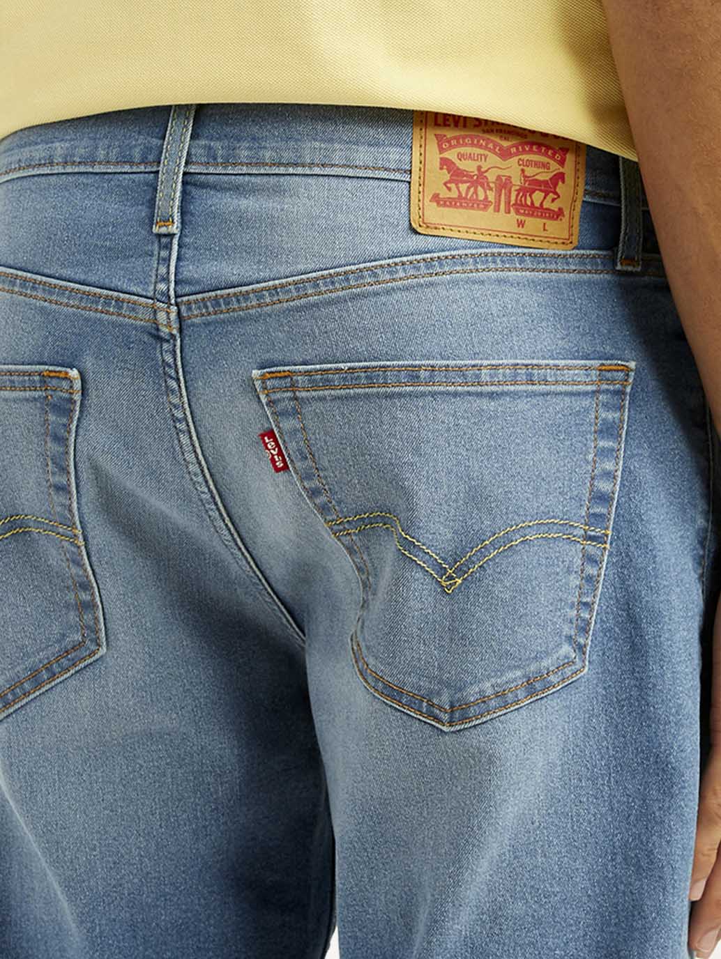 Men's 511 Light Indigo Slim Fit Mid Rise Jeans - Detail View