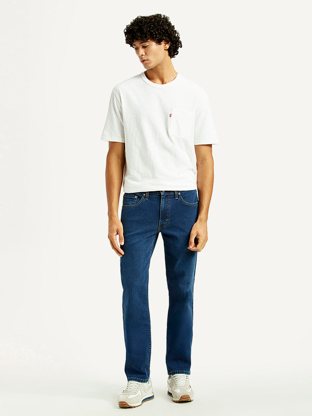 Men's 511 Dark Indigo Slim Fit Mid Rise Jeans - Front View