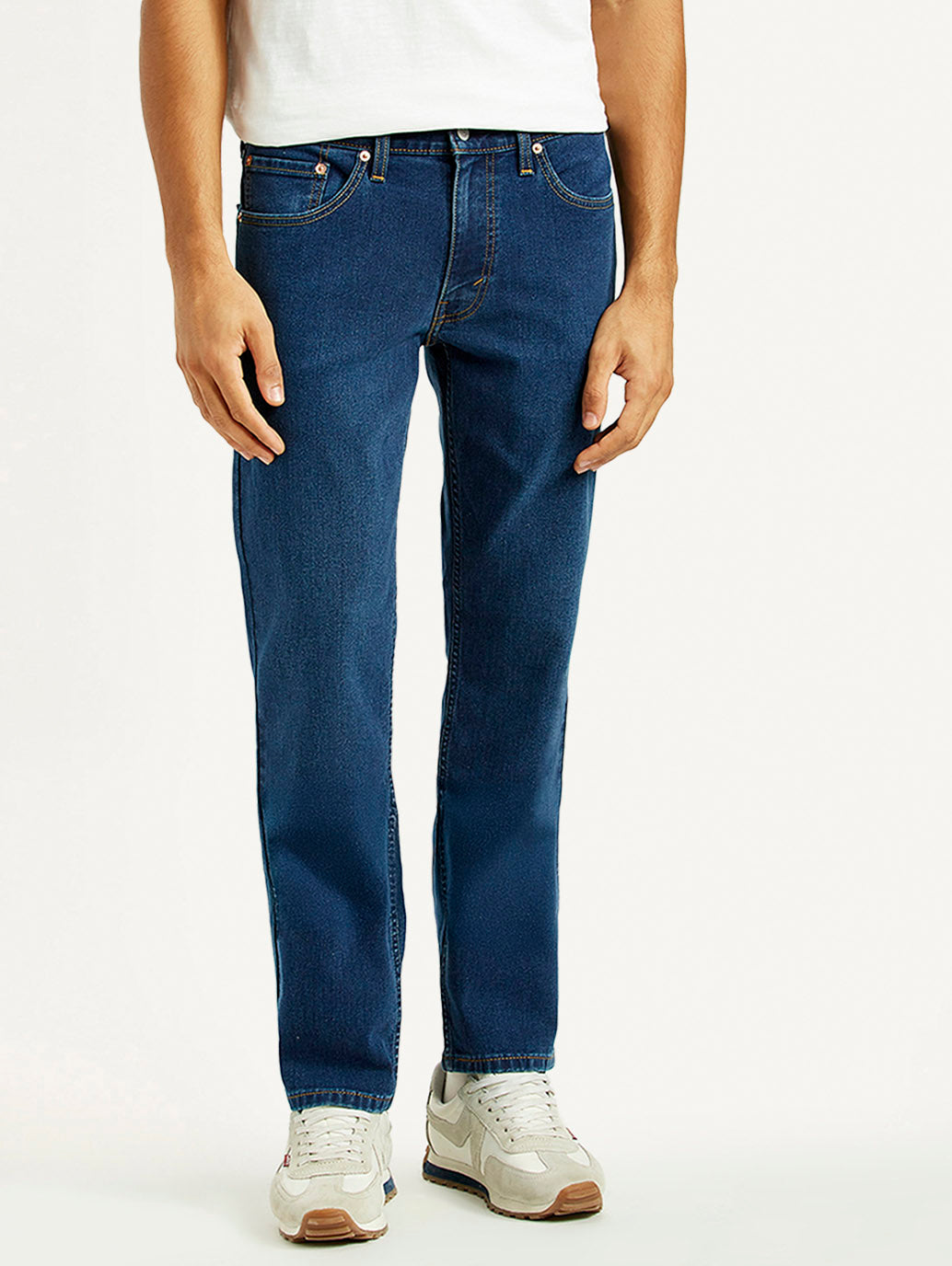 Men's 511 Dark Indigo Slim Fit Mid Rise Jeans - Front View