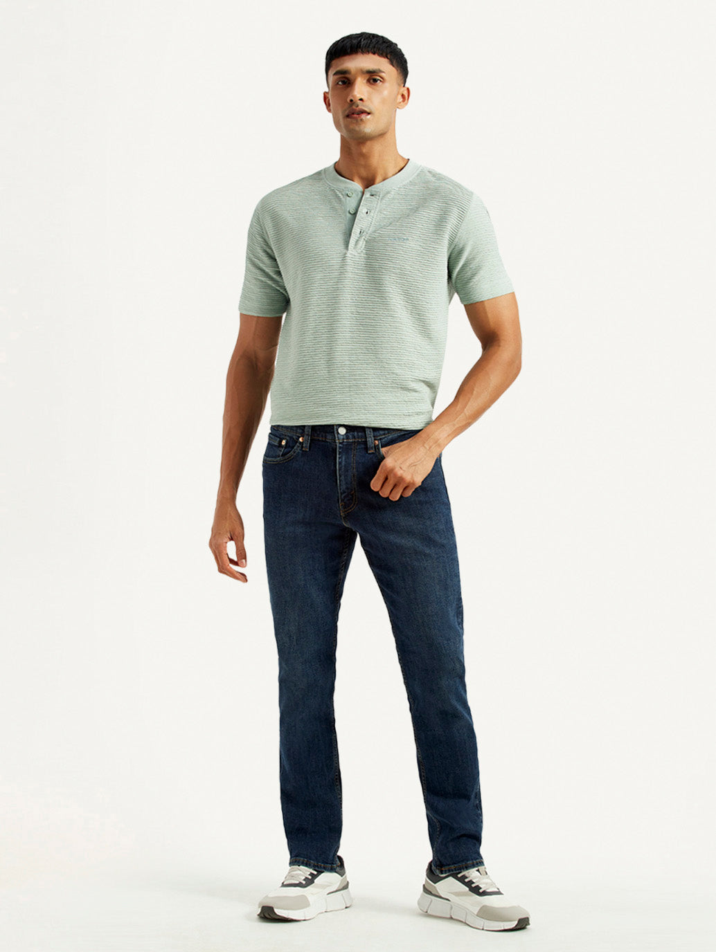 Men's 511 Dark Indigo Slim Fit Mid Rise Jeans