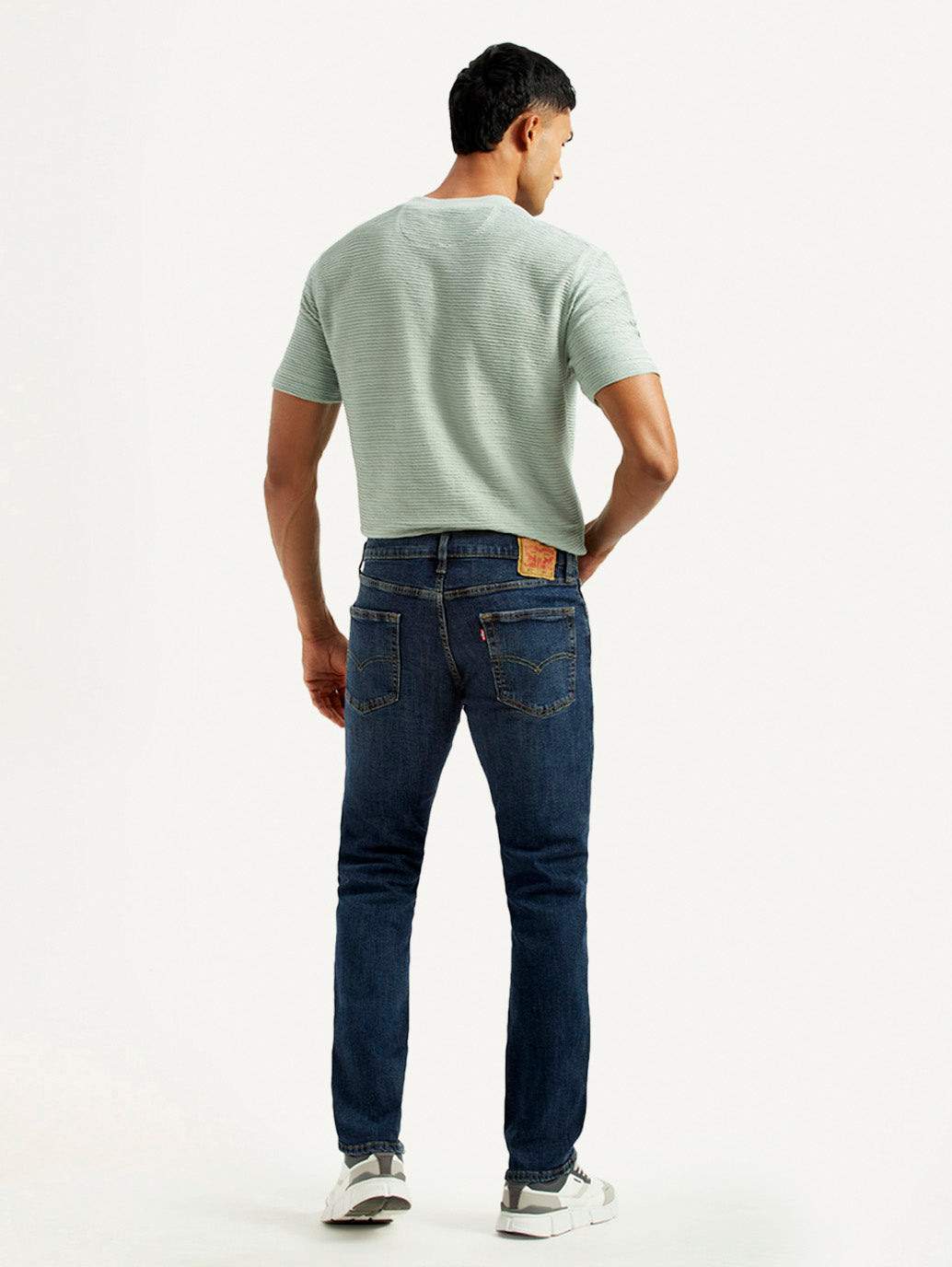 Men's 511 Dark Indigo Slim Fit Mid Rise Jeans - Back View