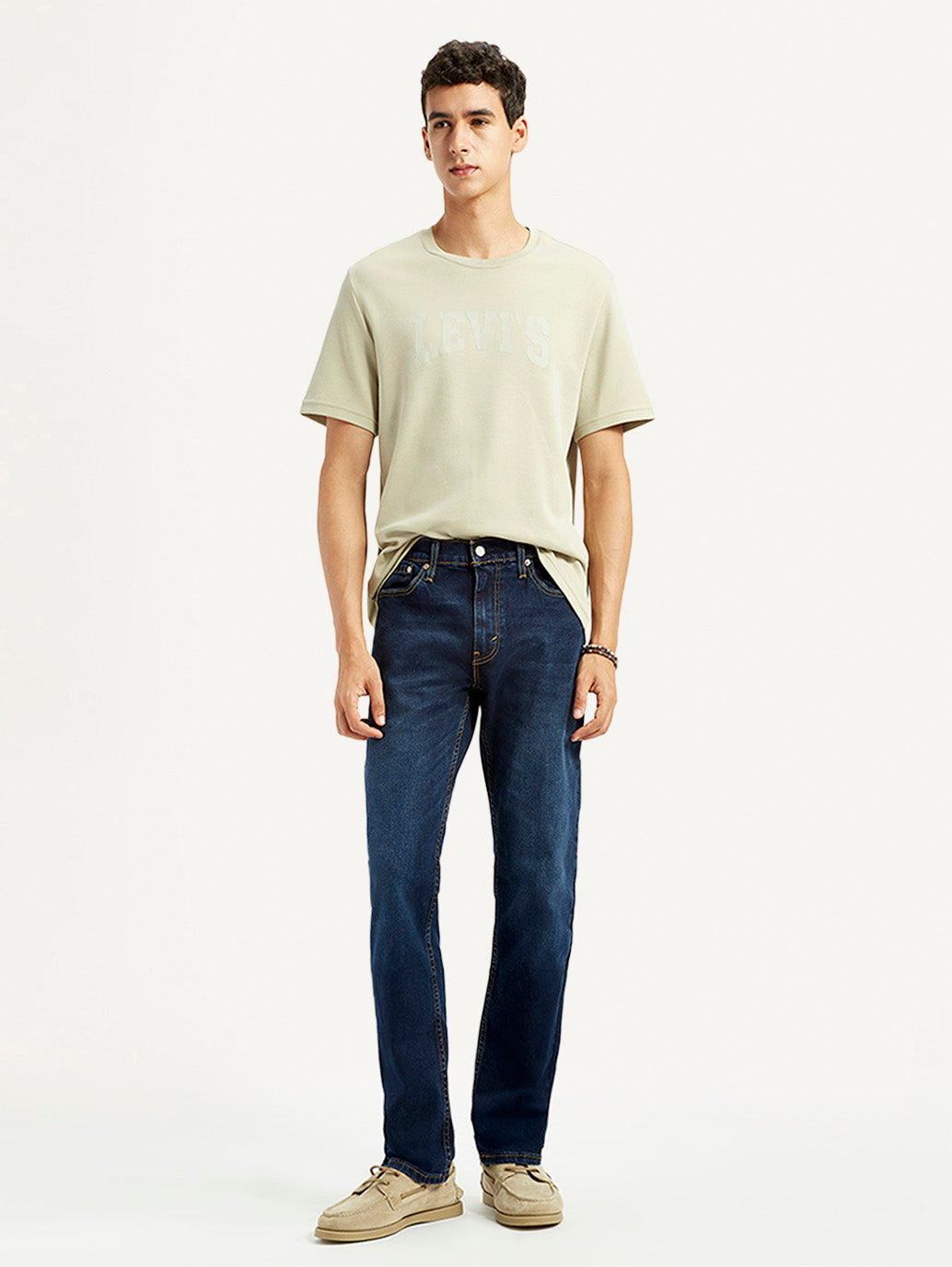 Men's 511 Dark Indigo Slim Fit Mid Rise Jeans - Styleshot View