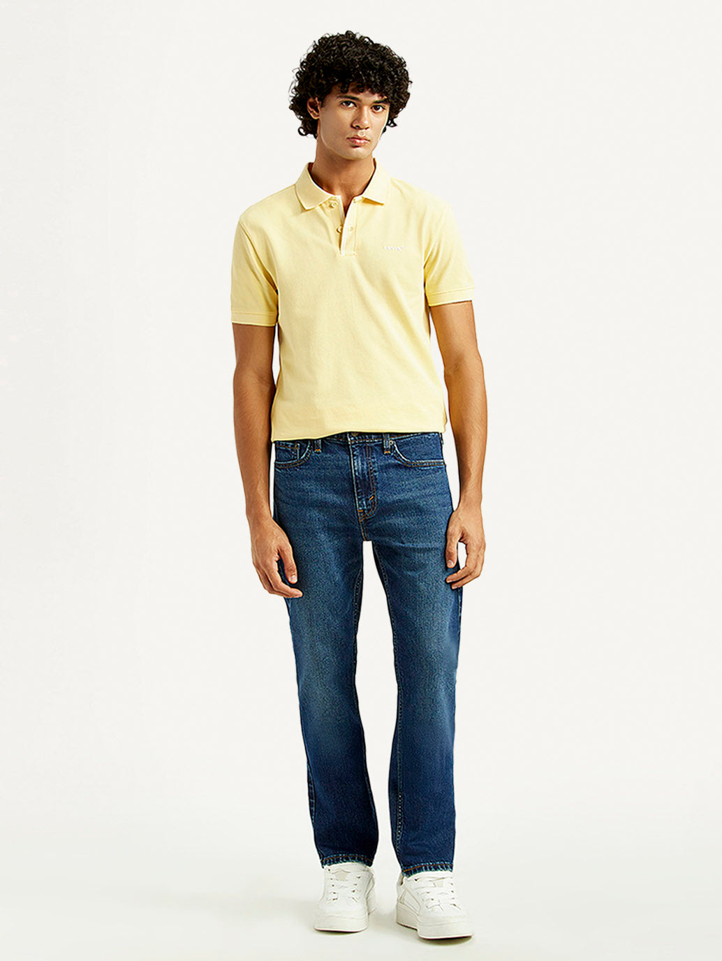 Men's 511 Dark Indigo Slim Fit Mid Rise Jeans - Front View