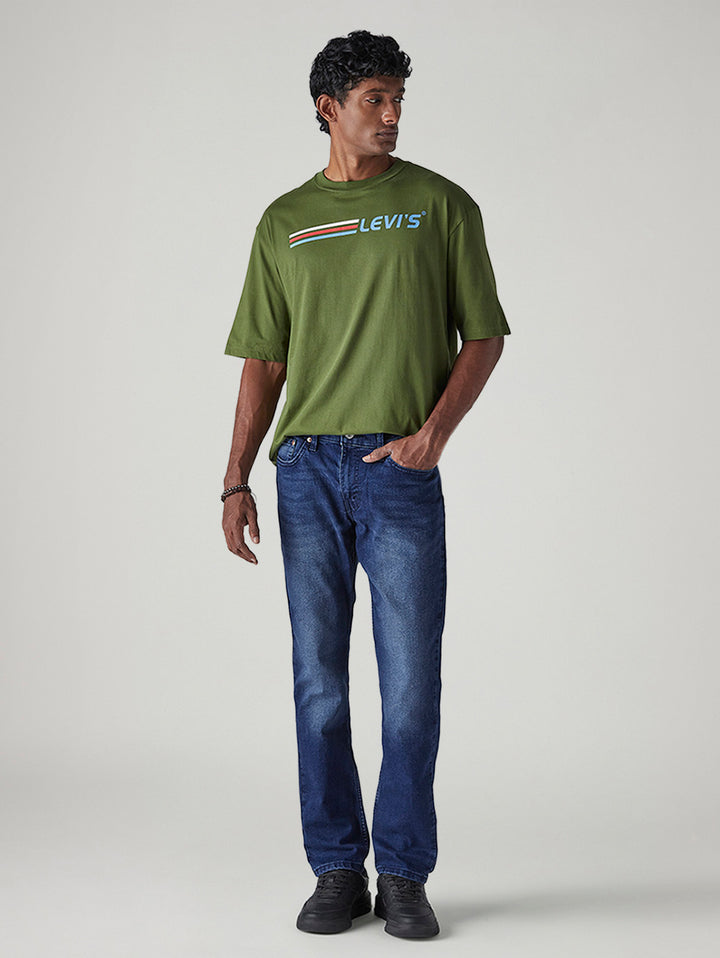 Men's 511 Dark Blue Slim Fit Mid Rise Jeans