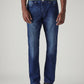 Men's 511 Dark Blue Slim Fit Mid Rise Jeans - Front View