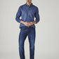 Men's 511 Blue Slim Fit Mid Rise Jeans - Styleshot View
