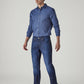 Men's 511 Blue Slim Fit Mid Rise Jeans - Side View