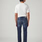 Men's 511 Med Indigo Slim Fit Mid Rise Tinted Jeans - Back View