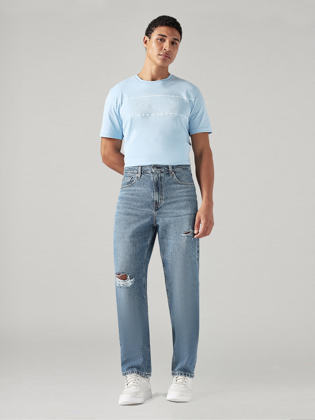 Men's 511 Blue Slim Fit Mid Rise Jeans
