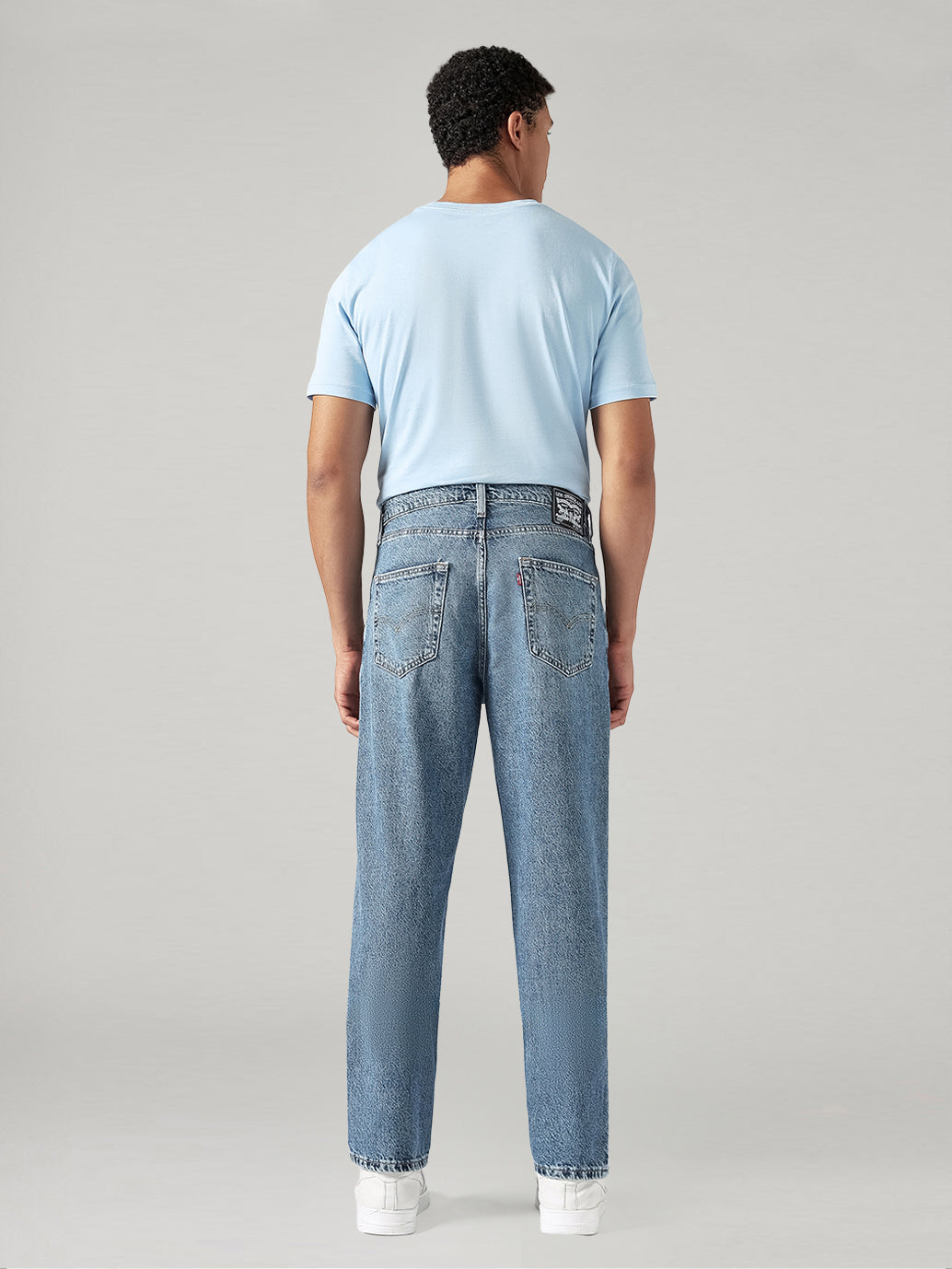 Men's 511 Blue Slim Fit Mid Rise Jeans - Back View