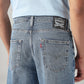 Men's 511 Blue Slim Fit Mid Rise Jeans - Detail View