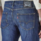Men's 511 Blue Slim Fit Mid Rise Jeans - 20 View