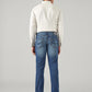 Men's 511 Dark Blue Slim Fit Mid Rise Jeans - Back View