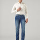 Men's 511 Dark Blue Slim Fit Mid Rise Jeans - Front View