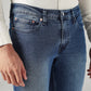 Men's 511 Dark Blue Slim Fit Mid Rise Jeans - Detail View