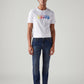 Men's 511 Dark Blue Slim Fit Mid Rise Tinted Jeans - Front View