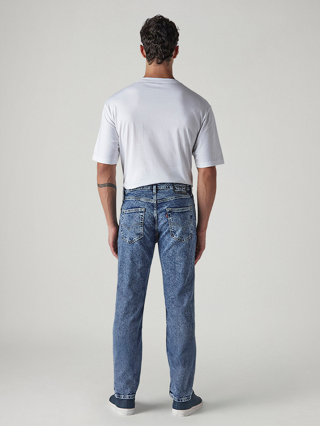 Men's 511 Blue Slim Fit Mid Rise Jeans - 20 View