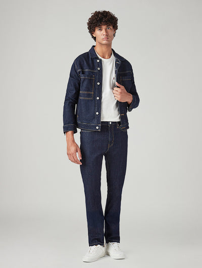 levi's Men's 511 Dark Blue Slim Fit Mid Rise Jeans-picture-31