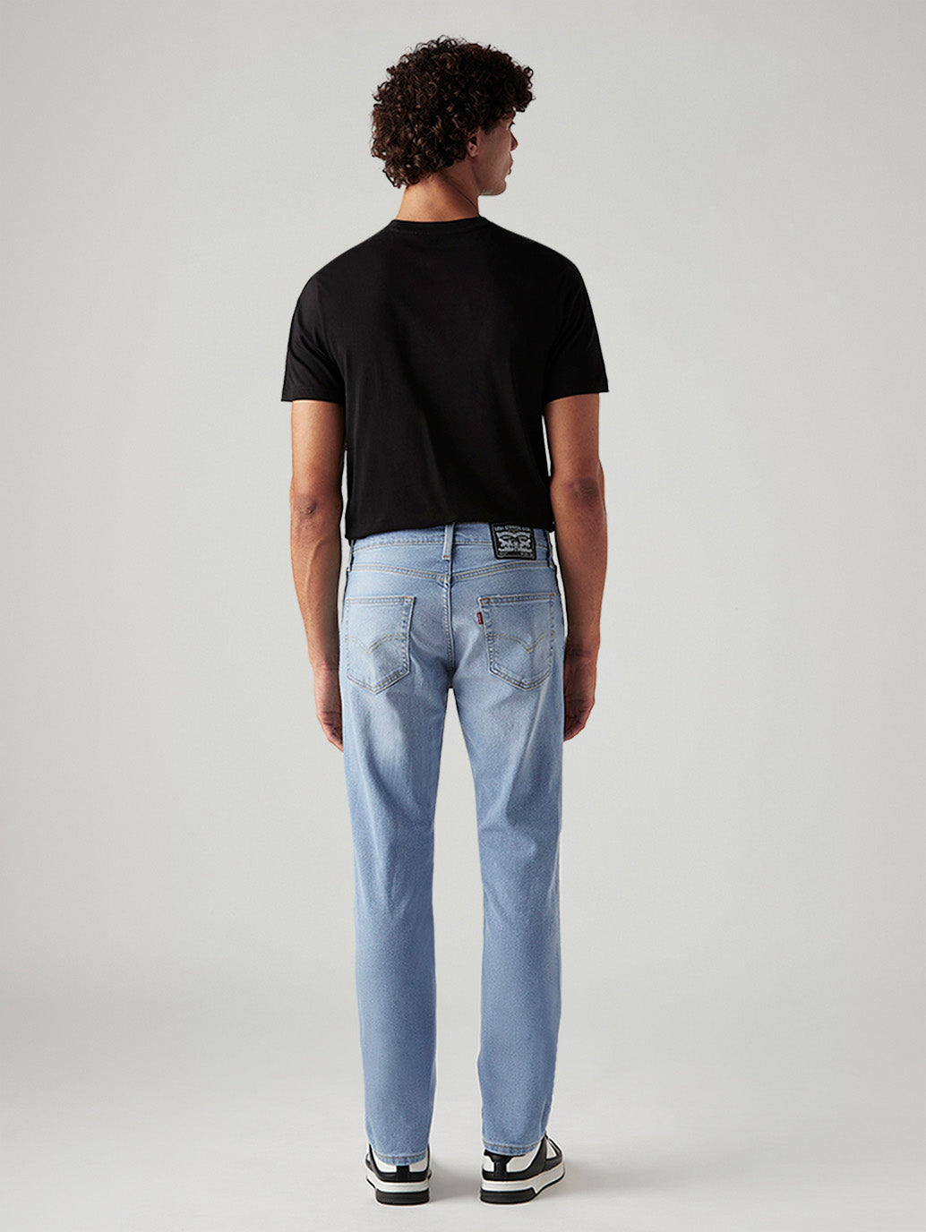 Men's 511 Light Blue Slim Fit Mid Rise Jeans - Back View