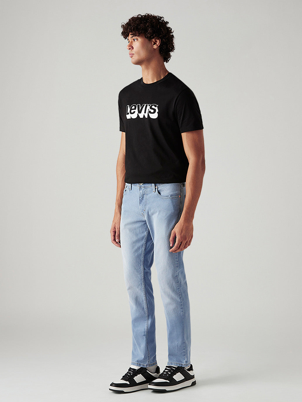 Men's 511 Light Indigo Slim Fit Mid Rise Jeans - Side View