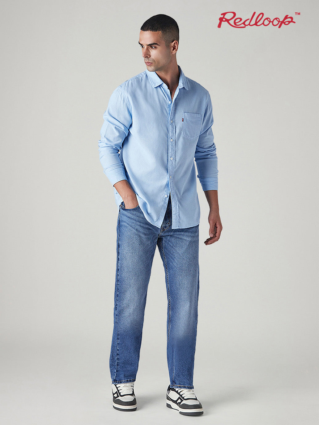 Men's 511 Blue Slim Fit Mid Rise Jeans