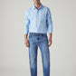 Men's 511 Blue Slim Fit Mid Rise Jeans - Front View