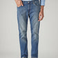 Men's 511 Blue Slim Fit Mid Rise Jeans - Front View
