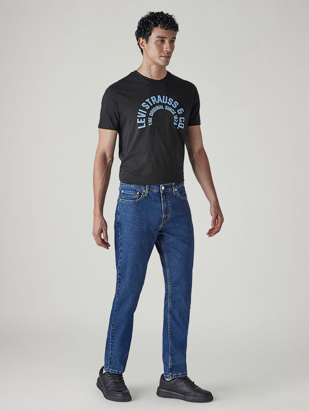 Men's 511 Blue Slim Fit Mid Rise Jeans - 20 View