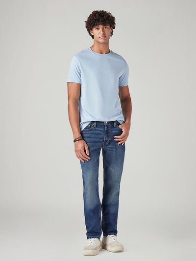 Men's 511 Blue Slim Fit Mid Rise Jeans