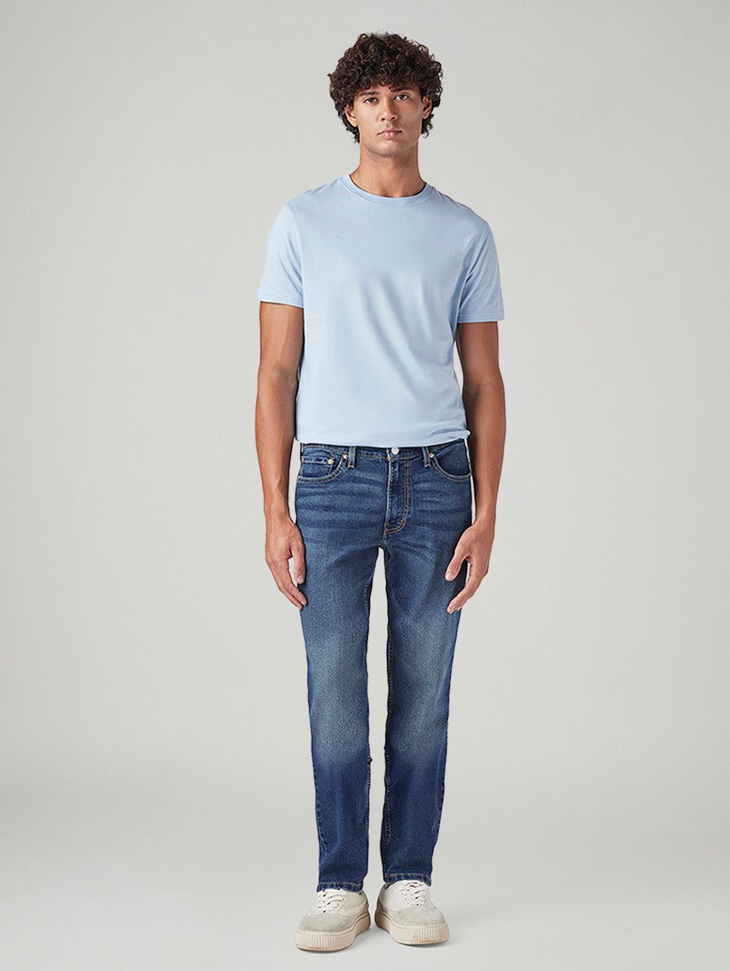 Men's 511 Dark Indigo Slim Fit Mid Rise Jeans - Front View